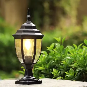 Traditional Aluminum LED Garden Lamp Contemporary Decorating Waterproof Pillar Outdoor Courtyard Villa Landscape Lawn 4000K