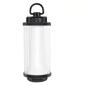 Transparent 38-Light Camping Lantern with Magnetic Base and Detachable Hook Warm White
