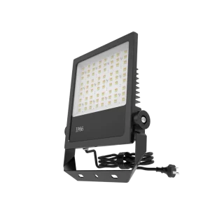 Tunable Power & CCT LED Flood Light 50 to 300W DIP Switch on Lamp Power Adjust IP66 6KV Surge 5Y Warranty for Sports Court