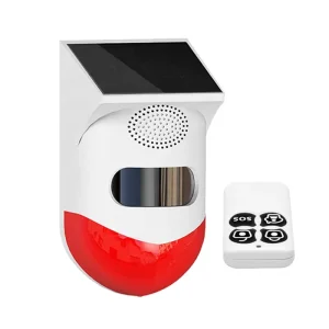 Tuya WiFi PIR Infrared Detector Waterproof Home Alarm Security WiFi PIR Siren Motion Sensor Outdoor Solar Infrared WiFi Detector