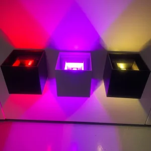Tuya Wifi Outdoor Wall Light IP65 Fixtures KNX DALI Loxone PWM Casambi DMX Smart Home 24V RGBW 6000K CCT Up Down Lights