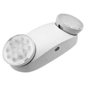 Twin LED Emergency Light Building Emergency Lights Plastic Rechargeable Fire Safety Emergency Lamp Dualhead Mounted