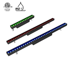 UL ETL Listed 64W Wall Washer Light AC100-277V DMX512 Control RGBW LED Wall Washer