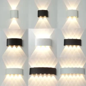 UP and Down Outdoor LED Wall Lamp 2W 4W 6W 8W 12W Waterproof IP65 Courtyard Hotel Corridor Indoor Balcony Bedroom Lighting