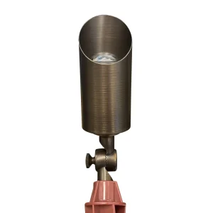 UPB203 Brass Easy Installation Ground Mounted MR16 12V DC/AC LED Garden Landscape Spot Light IP54 Rated Outdoor
