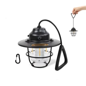 USB Charging Retro LED Camping Lantern Tent Light