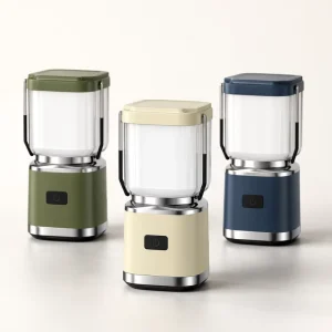 USB Rechargeable Dimmable Dual Color LED Camping Light 30m Beam Range Hanging Tent Light for Hiking Fishing Emergency