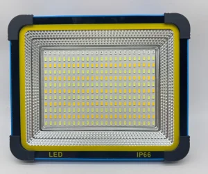 USB Rechargeable Portable Camp Light Outdoor Solar Floodlight for Garden Stall LED Camping Cross Border with IP66 ABS Lamp Body