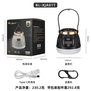 USB Rechargeable Solar LED Camping Lantern Emergency Tent Light