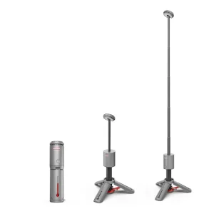 USB Rechargeable Telescopic LED Camping Light with Tripod for Fishing and BBQ