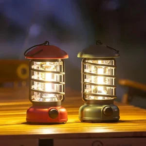 USB Rechargeable Waterproof Camping Lantern with 4 Light Modes