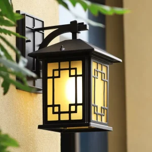 Ultra Bright Modern Outdoor LED Wall Lamp Large Simple Design Aluminum Base Waterproof for Balcony Terrace Decor Solar Powered