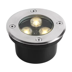 Ultra Thin 35MM LED Inground Light Warmwhite DC12V DC24V 3W Waterproof Landscape Underground Lamp