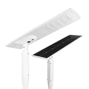 Ultra Thin Design All-in-One LED Solar Street Light Camera Waterproof IP65 4G CCTV 1080p LiFePO4 Battery Road Use 3000-6500K