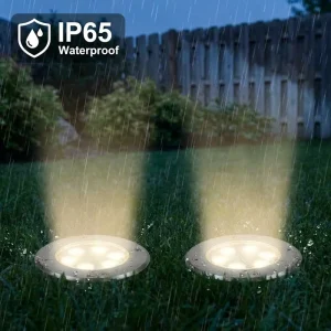 Underground Buried LED Lights Stainless Steel Underground Light RGBW Chasing Color Modern Garden LED Light