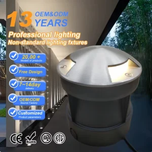 Underground Halogen Outdoor Inground Garden Light IP68 Waterproof Stainless Steel Aluminum 3-Year Warranty Factory
