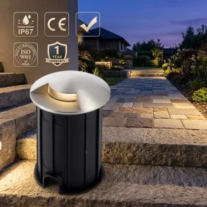 Underground LED Inground Light IP67 12V Cool White 5000K Outdoor Recessed Ground Driveway Lamp