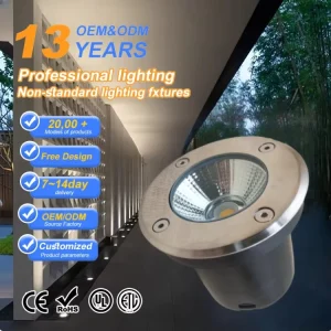 Underground LED Light IP65 Inground Light for Garden Landscape Aluminum 1W 3W Factory High-quality Customized