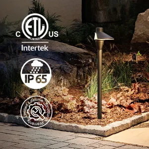 Unique Design IP65 Waterproof Landscape LED Path Light Bronze Low Voltage AC DC 12V Landscape Lights ETL