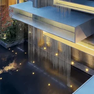 Unique Design Water Curtain Wall Decoration Garden Rain Curtain Fountain and Waterfalls