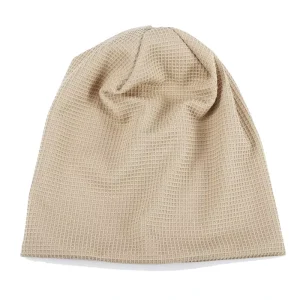 Unisex Outdoor Double-Layer Pull-Over Beanie Autumn/Winter Postpartum Knitted Cold-Weather Travel Common Solid Color 48-50cm
