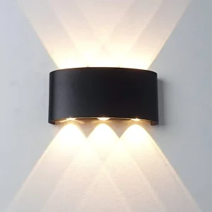 Up Down Waterproof IP65 10W AC Powered Warm White LED Wall Outdoor Lamp Aluminum Wall Mounted Garden Porch Light