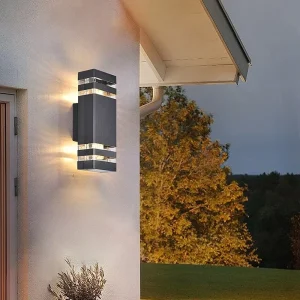 Up and Down Outdoor LED Wall Sconce Surface-Mounted Aluminum Waterproof for House Porch