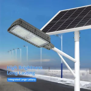 Used IP65 Solar LED Road Light 60W 160W with Monocrystalline Solar Panel and 32650 Lithium Battery