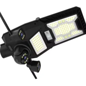 V380 Pro Solar Street Light Camera 15MP Two-Way Audio 18000mAh Battery IP65 Outdoor Waterproof Security CCTV Lamp