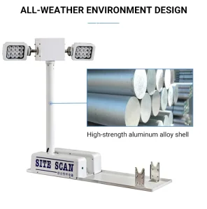 Vehicle Mounted Telescopic LED Light Tower DC12V 120W Rotating Emergency Search Light Remote Control Waterproof Lighting Mast