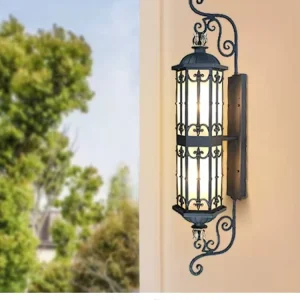 Vintage Cylindrical Outdoor Wall Lamp Modern IP65 Corridor Light Waterproof LED Light Aluminum Base Long Strip