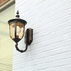Vintage European LED Outdoor Wall Lamp, IP65 Waterproof, Black