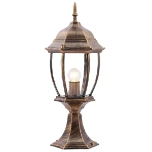 Vintage LED Gate Pillar Light for Garden Landscape