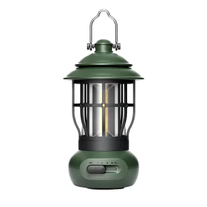 Vintage Rechargeable Camping Lantern with Warm Light