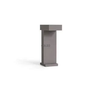 Vintage Square Outdoor GX53 Concrete Bollard Garden Light