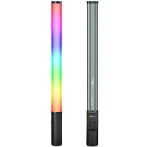 W150RGB 50cm Aluminum Tube RGB Handheld Rainbow LED Stick RGB Video Light Logo for Tiktok