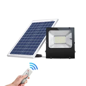 WERISE LED Solar Flood Lamp IP65 MPPT Charge Outdoor 20w 30w 50w 100w Solar Flood Light for Garden