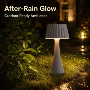 Waist Tapered Pleated Bollard Light Multiple Sizes 43cm 57cm 70cm 84cm 97cm Die Cast PC Outdoor Garden Path Lamp 12W AC85 265V