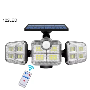 Wall Flood Solar Light Lamp Waterproof LED Security Motion Sensor Solar Light Outdoor for Patio Garden Yard Garage