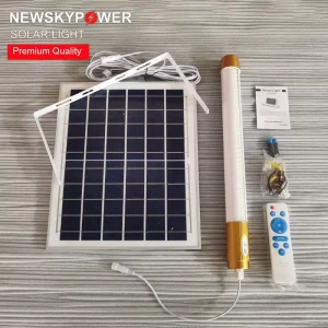 Wall Mounted 60w 100w 200w 300w Outdoor Indoor IP65 Waterproof Security Solar LED Tube Light for Garden