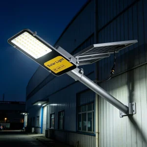Wall Mounted Solar Street Light 200W 600W Aluminum IP66 Waterproof LED for Road and Courtyard Lighting