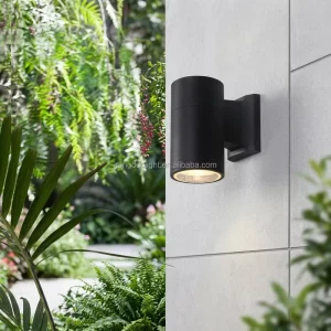 Wall-Mounted Waterproof Aluminum Exterior Wall Lamp for Villa Columns