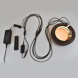 Warm White IP65 Acoustic Slat Wall LED Lighting Kit 13mm Slot Plug and Play Easy Install for Landscape