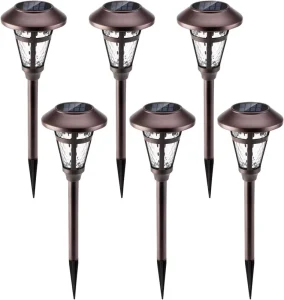 Warm White LED Solar Light Bright Security Lamp for Garden All Night Outdoor IP65 ROHS Certified Stainless Steel 360 Degree