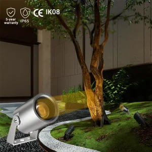 Warranty CE Certification IP66 Waterproof Outdoor Spotlights High CRI 90 Dimmable Outdoor Pathway Landscape Lighting