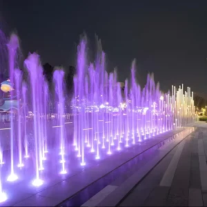 Water Faery Dry Running Fountain Stainless Steel for Public Station and Park Landscape