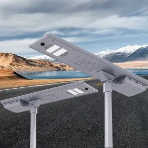 Waterproof 30W 40W 50W 60W 70W 80W 90W 100W Integrated Solar Street Light Outdoor All in One