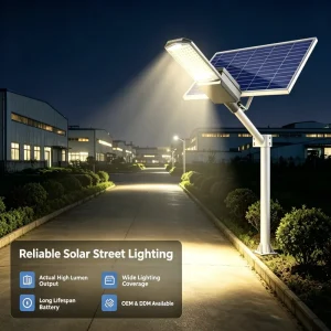 Waterproof 40W 60W 80W Solar Street Light Outdoor Road Garden Solar Street Lamp