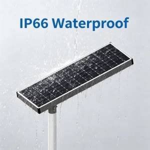 Waterproof All in One LED Solar Street Light 100W 200W Outdoor Motion Sensor Battery DC Powered Wall Garden Path Road Lamp