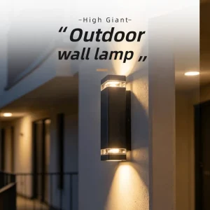 Waterproof Aluminium Die Cast Outdoor Wall Light GU10 Up Down Lighting for Home Garden Patio Villa Exterior Decoration